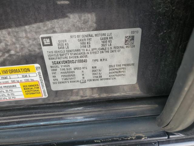 2013 BUICK ENCLAVE - 5GAKVDKD8DJ188849