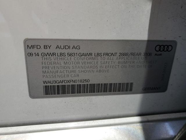 2015 AUDI A8 L QUATT WAU3GAFDXFN018250