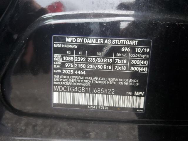 2020 MERCEDES-BENZ GLA 250 4M WDCTG4GB1LJ685822