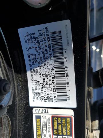 2020 HONDA CIVIC SPOR 19XFC2F84LE200465
