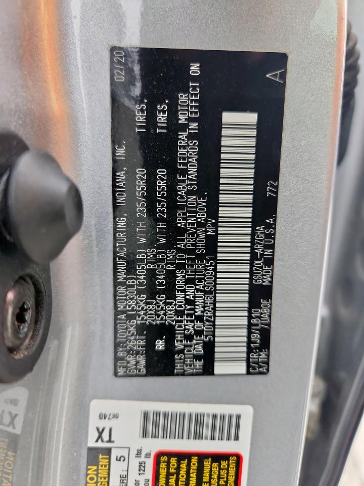 TOYOTA HIGHLANDER LIMITED