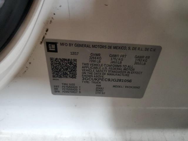 2018 CHEVROLET SILVERADO - 3GCUKPEC9JG281056