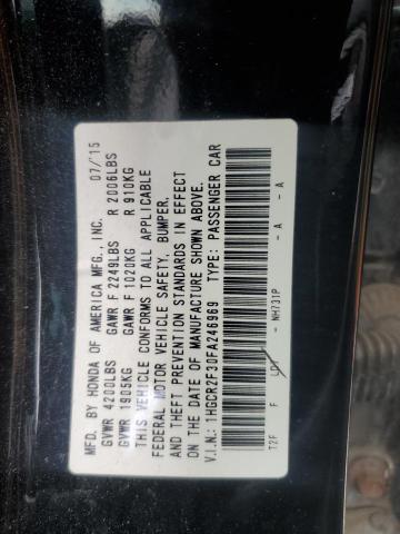 2015 HONDA ACCORD LX 1HGCR2F30FA246969