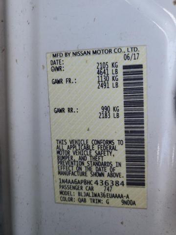 2017 NISSAN MAXIMA 3.5 1N4AA6AP8HC436384