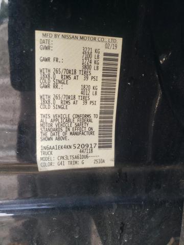 2019 NISSAN TITAN S 1N6AA1EK4KN520917