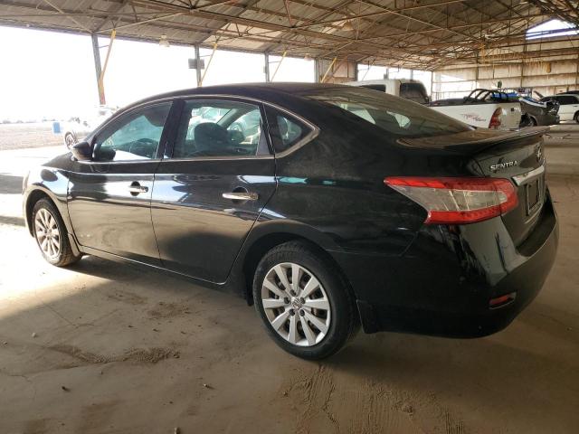 NISSAN SENTRA S 2014 black  gas 3N1AB7AP4EY274093 photo #3