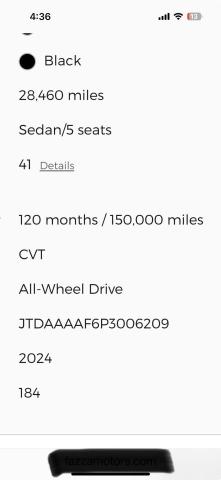 2023 TOYOTA CROWN XLE JTDAAAAF6P3006XXX