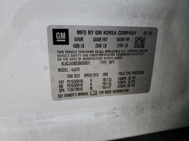 2018 BUICK ENCORE PRE KL4CJASB0JB659937