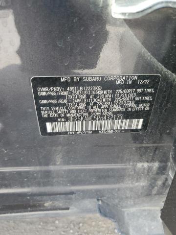 2023 SUBARU FORESTER WILDERNESS JF2SKAMC5PH432173