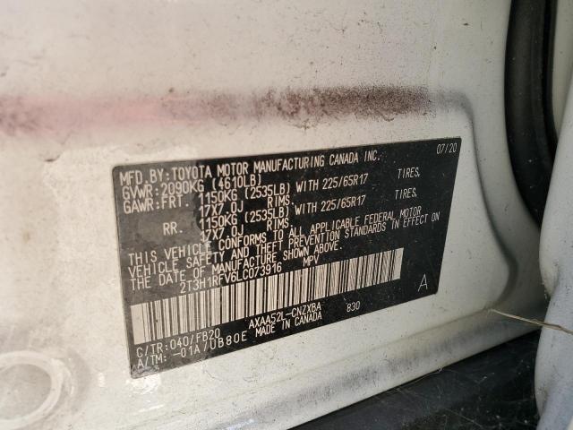 2020 TOYOTA RAV4 LE - 2T3H1RFV6LC073916