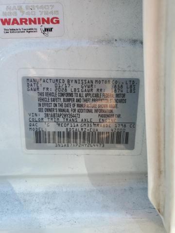 2017 NISSAN SENTRA S 3N1AB7AP2HY264473
