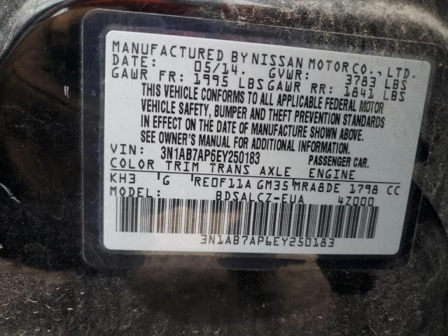 2014 NISSAN SENTRA S - 3N1AB7AP6EY250183