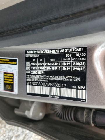 2021 MERCEDES-BENZ GLC 300 W1N0G8DB7MF888313