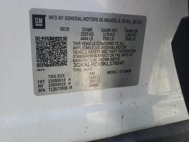 2019 GMC TERRAIN SL 3GKALPEV0KL176047