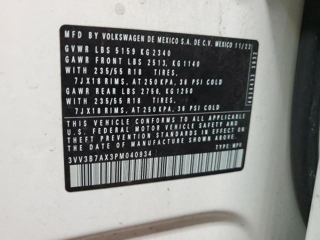 2023 VOLKSWAGEN TIGUAN SE 3VV3B7AX3PM040934