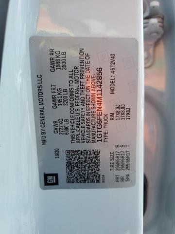 2021 GMC CANYON AT4 1GTG6FEN4M1142856