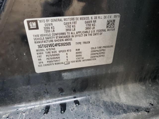 2015 GMC SIERRA K15 3GTU2VEC4FG382565