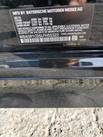 2020 BMW 330I WBA5R1C05LFH55322