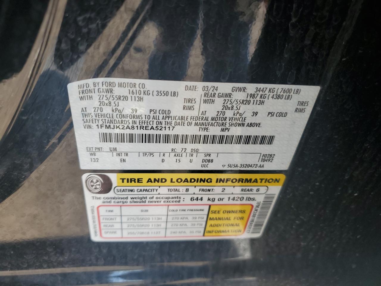 FORD EXPEDITION MAX LIMITED