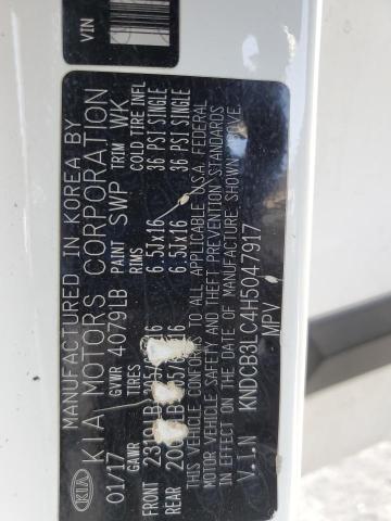 2017 KIA NIRO FE KNDCB3LC4H5047917