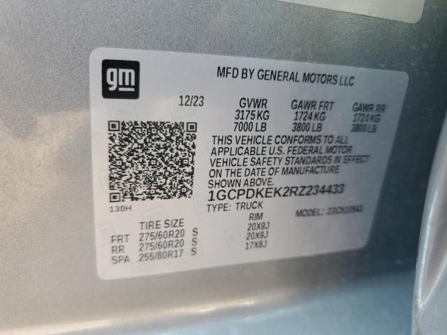 2024 CHEVROLET SILVERADO K1500 LT-L 1GCPDKEK2RZ234433
