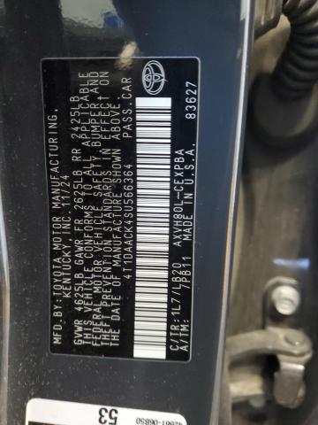 2025 TOYOTA CAMRY XSE - 4T1DAACK4SU566364