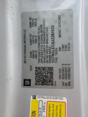 2018 GMC SIERRA C15 1GTN1LEC5JZ287033