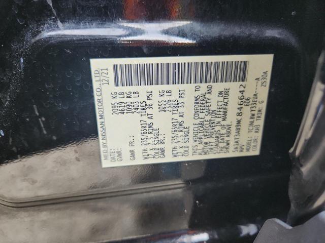 2021 NISSAN ROGUE S - 5N1AT3AB9MC846642