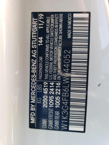 2020 MERCEDES-BENZ A 220 4MAT W1K3G4FB6LW044052