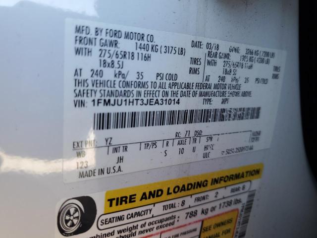 2018 FORD EXPEDITION 1FMJU1HT3JEA31014