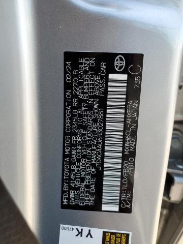 2024 TOYOTA PRIUS LE JTDACAAU6R3027881