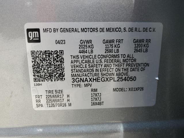 2023 CHEVROLET EQUINOX LS 3GNAXHEGXPL254050