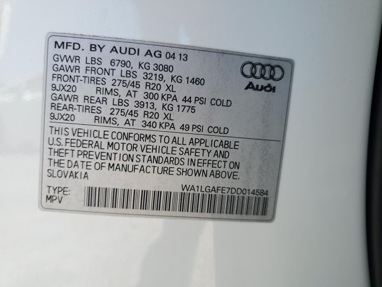 AUDI Q7 PREMIUM PLUS