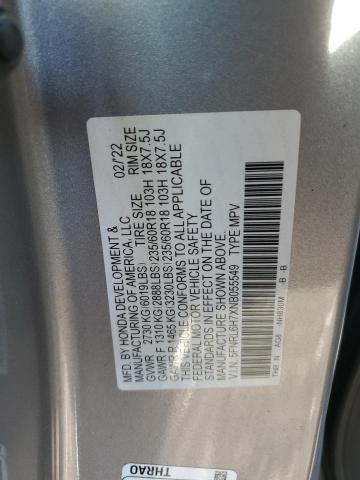 2022 HONDA ODYSSEY EX 5FNRL6H7XNB055549