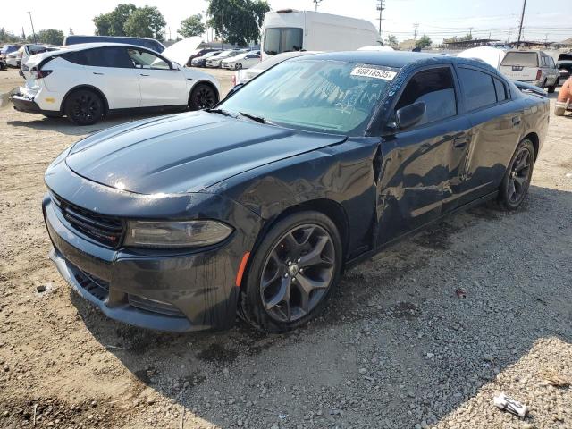 DODGE CHARGER SX 2015 black  flexible fuel 2C3CDXHG6FH844421 photo #1