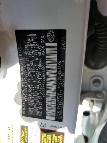 2016 TOYOTA CAMRY LE - 4T1BF1FK4GU214901