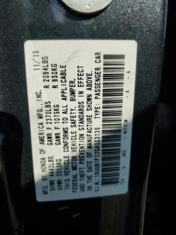 2016 ACURA TLX 19UUB1F32GA003135