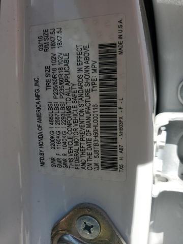 2017 ACURA RDX TECHNO 5J8TB3H50HL000116