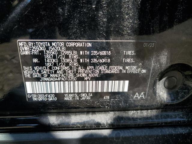 2023 SUBARU SOLTERRA P JTMABABA4PA013350