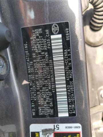 2018 TOYOTA CAMRY L - 4T1B11HK9JU639338