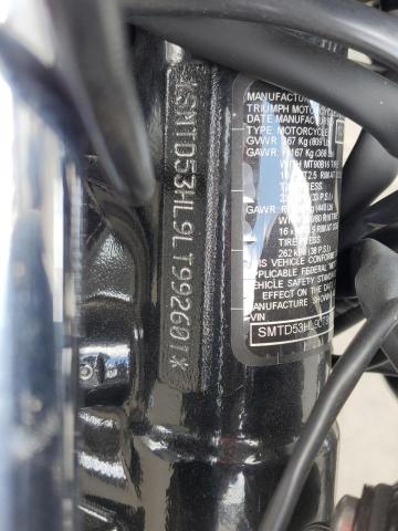 2020 TRIUMPH MOTORCYCLE BONNEVILLE SMTD53HL9LT992601