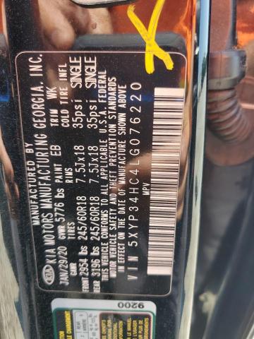 2020 KIA TELLURIDE 5XYP34HC4LG076220