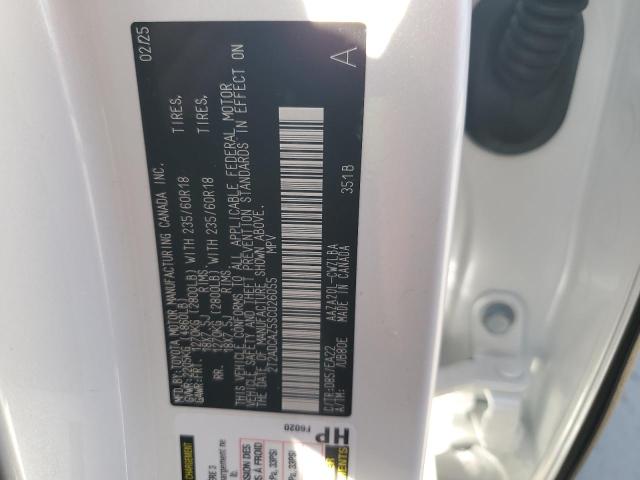 2025 LEXUS NX 250 BAS 2T2ADCAZ5SC026055