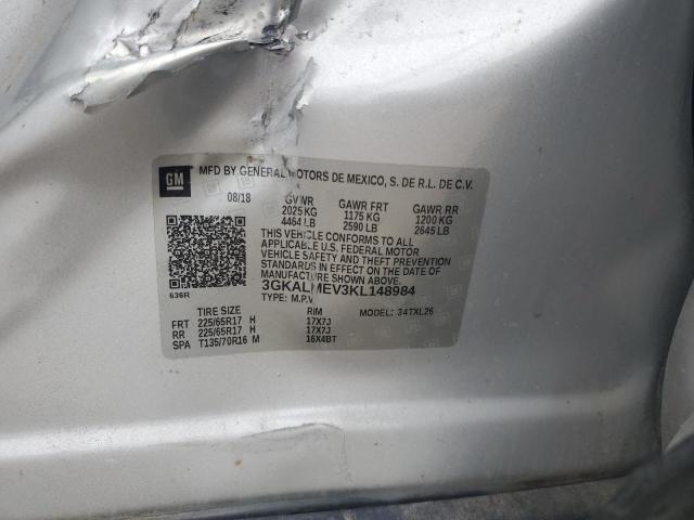 2019 GMC TERRAIN SL 3GKALMEV3KL148984