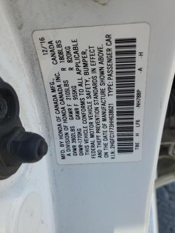 2017 HONDA CIVIC EXL 2HGFC1F73HH638621