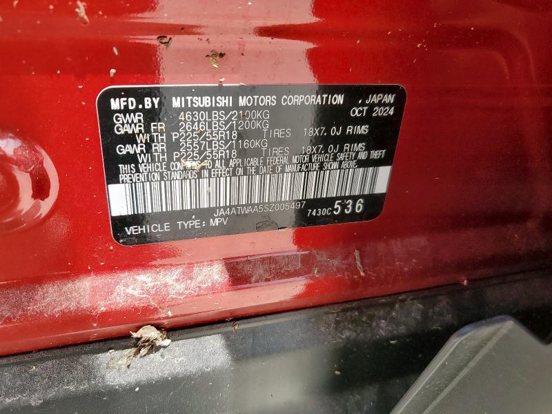 2025 MITSUBISHI ECLIPSE CROSS SE JA4ATWAA5SZ005497