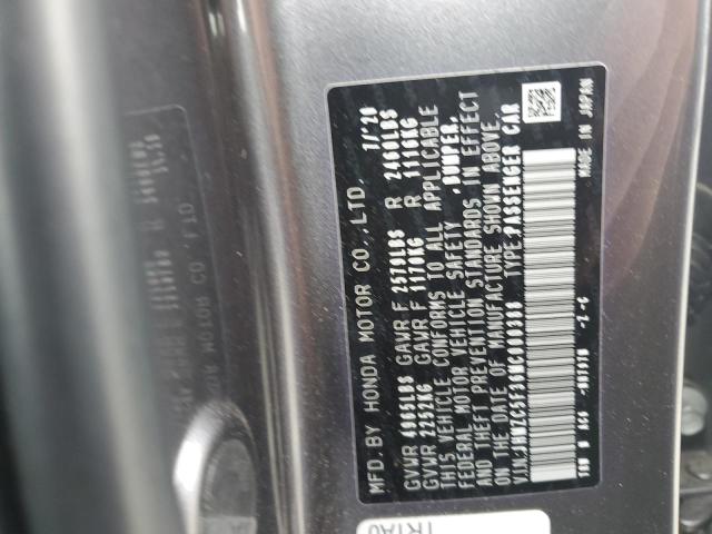2021 HONDA CLARITY TO JHMZC5F36MC000388