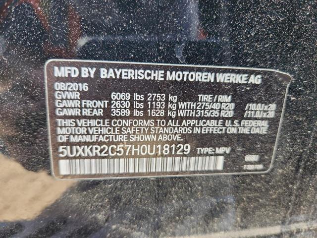 2017 BMW X5 SDRIVE3 5UXKR2C57H0U18129