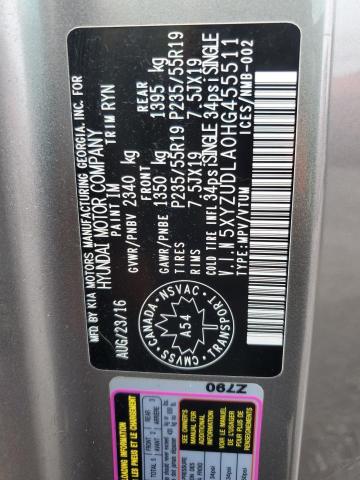 2017 HYUNDAI SANTA FE S - 5XYZUDLA0HG455511