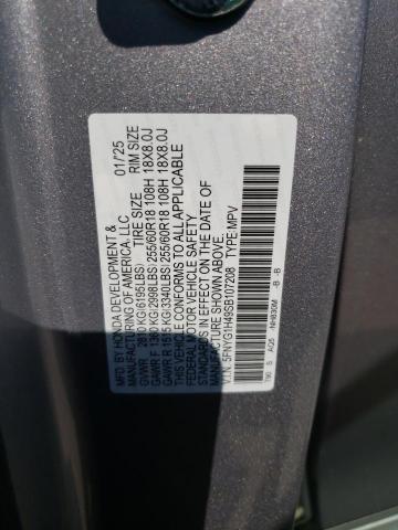 2025 HONDA PILOT EXL 5FNYG1H49SB107208